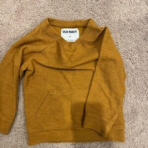 Old navy toddler yellow long sleeve shirt